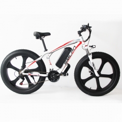 1000w 48v battery electric bicycle 26inch Aluminum Alloy Crown Suspension Frame ebike